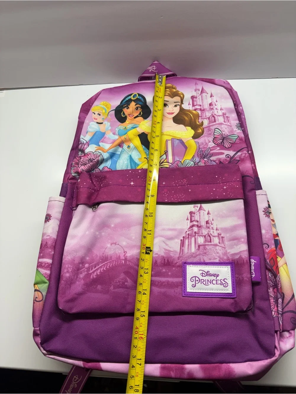 Disney Princess Girls Pink & Purple Backpack